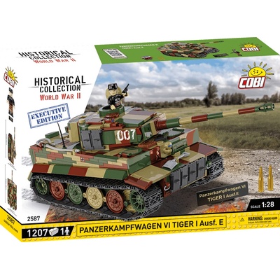 COBI 2587 WW II 1:28 Německý tank PzKpfw VI TIGER I Ausf. E