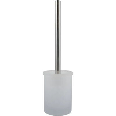 Spirella WC štětka YOKO se skleněnou nádobou bílá 10 20383