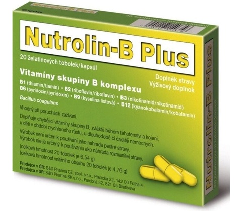 SD Pharma Nutrolin B 20 kapsúl