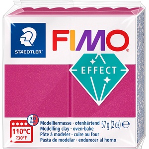 STAEDTLER Пол. глина Staedtler Fimo Effect, 57g, мет. бордо 21 (21896-А-МЕТ.БОРДО)