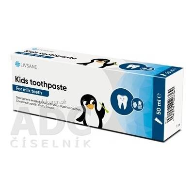 LIVSANE Detská na mliečne zuby inov. 2025 50 ml