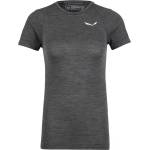 Salewa Дамско мериносово термобельо Salewa Women's Zebru Fresh AMR T-Shirt Merino base layer - Black Out - размер 42 (EU) (115-1581-0116)