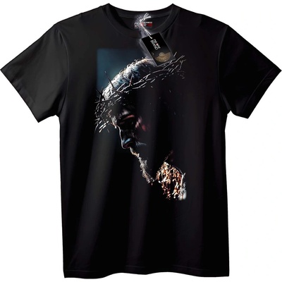 NOONEBRAND Тениска с трънен венец - 6XL, Black