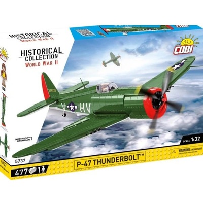 COBI 5737 II WW P-47 Thunderbolt, 1: 32, 477 к, 1 ф