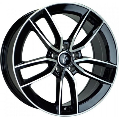 KESKIN KT21 7,5x17 5x114,3 ET45 black front polished