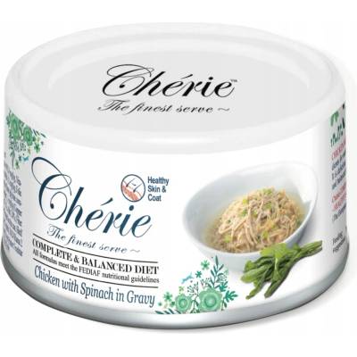 Chérie Premium Kuracie Mäso špenátom 80 g