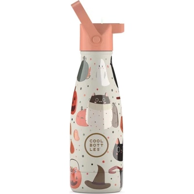 Cool Bottles Dětská nerezová termolahev Kids Trick or Treat třívrstvá 260 ml 3D