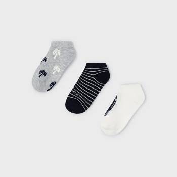 Image 1 of Mayoral Комплект 3 чифта чорапи райета и палми за мини момче Mayoral в морско синьо