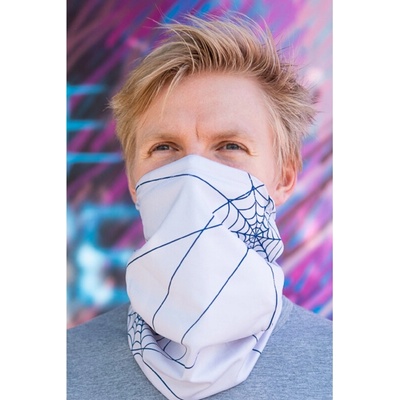 NanoSPACE antivirový šátek světle šedá