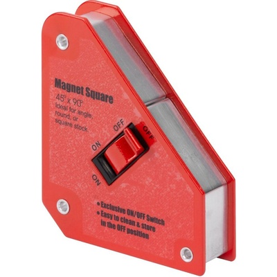 Triumf 100-01803 Magnet trojúhelníkový 90° a 45° a 135° pro sváření úhlů s vypínačem