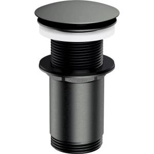 OMNIRES Клапан за мивка Omnires Click-Clack, четкан графит, без преливник (A716GR)