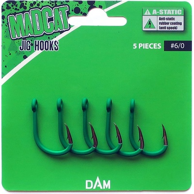 MadCat A-Static Jig Hook vel.4 5ks – Zboží Dáma