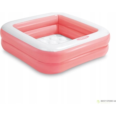 Intex 57100 čtverec 85 x 85 x 23 cm růžový – Zboží Dáma