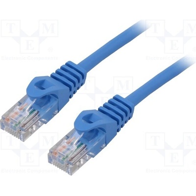Lanberg PCU5-10CC-0025-B patch, CAT.5E UTP, 0.25m, modrý