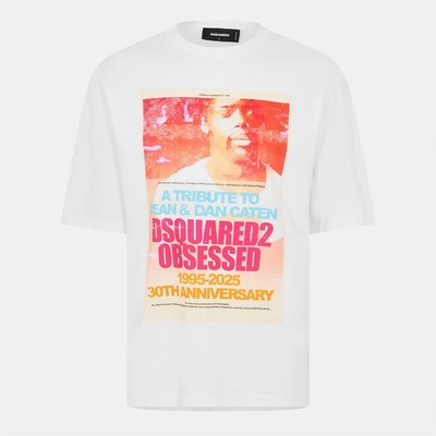 Dsquared2 Тениска DSQUARED2 Men's Oversized T-Shirt - White