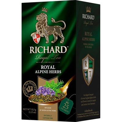 Richard Royal Alpine Herbs bylinný čaj 25 vrecúšok