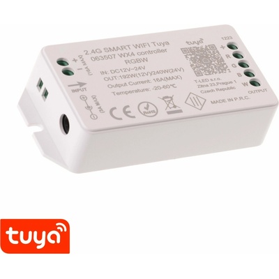 T-LED, SMART WIFI Tuya ovladač WX4 RGBW