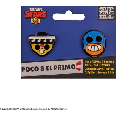 Odznáčky - Brawl Stars Poco & El Primo, CR3232