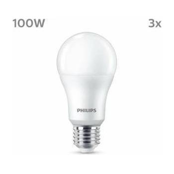 Philips LED крушка Philips A67 Бял E 100 W E27 3 броя (4000 K)