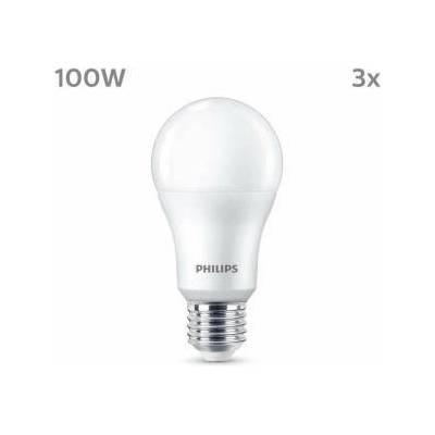 Philips LED крушка Philips A67 Бял E 100 W E27 3 броя (4000 K)
