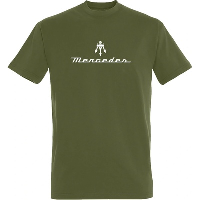 Koza Bobkov tričko Maserati mercedes Dark Khaki