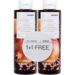 KORRES Промо Душ - гел Нар, Korres Pomegranate Grove Renewing Body Cleanser 2x250ml