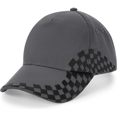 Beechfield B 159 Grand Prix 5 panelová COT530159n7399-graphite gr Šedá grafitová