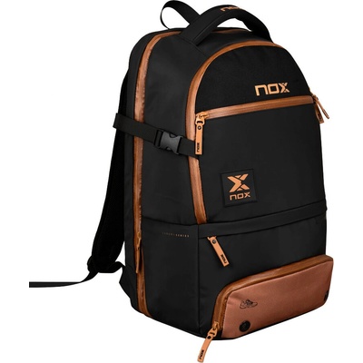 NOX Luxury Open Series Black/Brown Backpack – Zboží Mobilmania