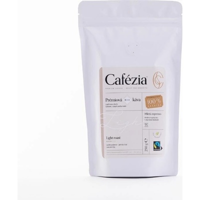 Cafézia Light roast espresso BIO 250 g