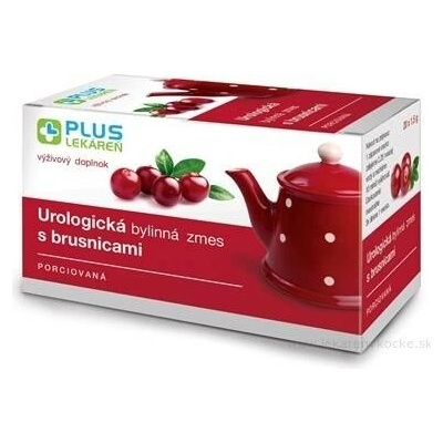 PLUS LÉKÁRNA Urologická bylinná směs s brusinkami porcovaná 20 x 1,5 g
