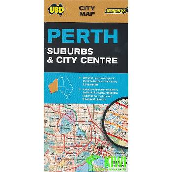 plán Perth Suburbs 1:10 t.