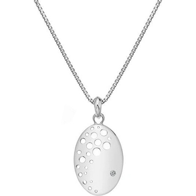 Hot Diamonds Elegantný strieborný náhrdelník s diamantom spritz DP862