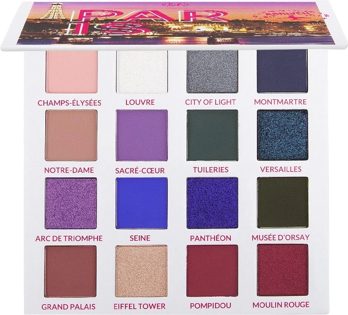 BH Cosmetics BH 16 Color Shadow Palette Passion in Paris Сенки палитра 10gr