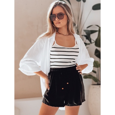 Dstreet dámske šortky SUMMER TRIP SY0433 biela