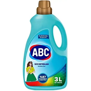ABC течен препарат за цветно пране 50 пранета