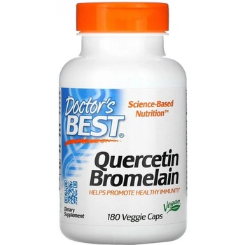 Doctor's Best Quercetin Bromelain, 180 капсули, Doctor's Best