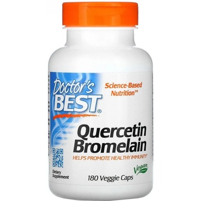 Doctor's Best Quercetin Bromelain, 180 капсули, Doctor's Best