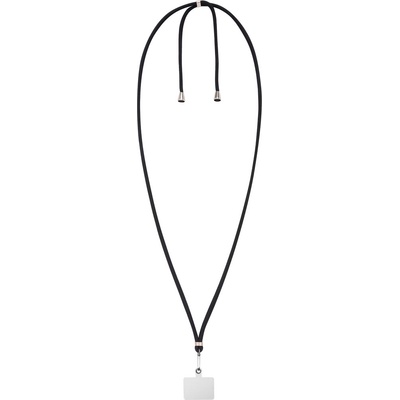 Univerzální šňůrka pro mobilní telefon Aligator Machršňůra, černá – Zboží Živě