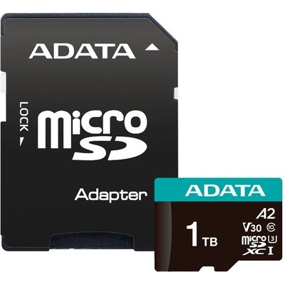ADATA Premier Pro microSDXC 1TB CL10/U3/V30/A2 (AUSDX1TUI3V30SA2-RA1)