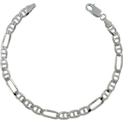 Infinitysilver stříbrný náramek figaro gucci 100915022
