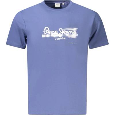 Pepe Jeans Мъжка тениска с къс ръкав pepe jeans, Размер m, Цвят Синьо (pm5010292seasonallogofantasy3_bl576)