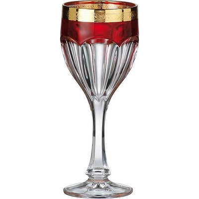 Crystalite Bohemia SAFARI RUBÍNOVÝ POHÁR NA VÍNO 6 x 290 ml