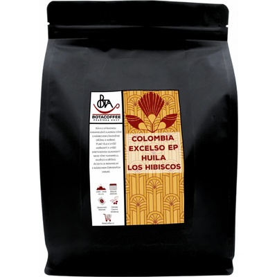 BotaCoffee Colombia Excelso EP Huila Los Hibiscos zrnková 1 kg