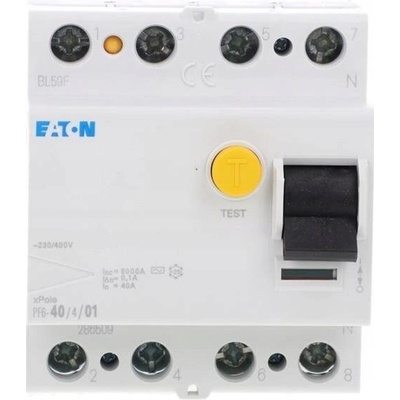 Proudový chránič Eaton 400 V IP20 40 A
