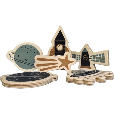 KAID Комплект детски фигурки kaid - Космос (zws6spc)