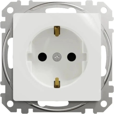 Schneider Electric КОНТАКТ ЕДИНИЧЕН ШУКО 16А БЯЛ sedna
