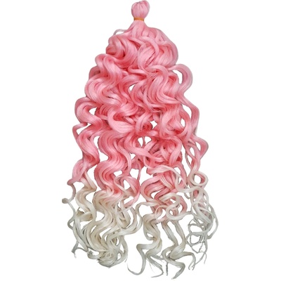 Africké Vlasy Hawaii Curls brčky vlnité blond ombré PN/613 Crochet Braids : 55cm 90g