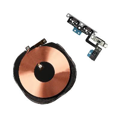 Резервен модул за безжично зареждане и бутони за звука за iPhone 11 - OEM Wireless Charging and Volume Flex Cable for iPhone 11 (bulk)