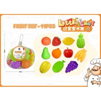 Image 1 of Armtoys ДЕТСКИ ПЛАСТМАСОВИ ПЛОДОВЕ 11 БР. В МРЕЖА