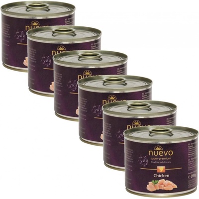 NUEVO CAT Adult Kuracie 6 x 200 g